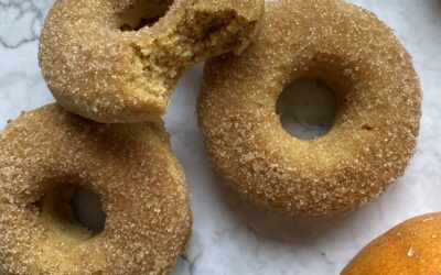 Cinnamon Sugar Pumpkin Donuts