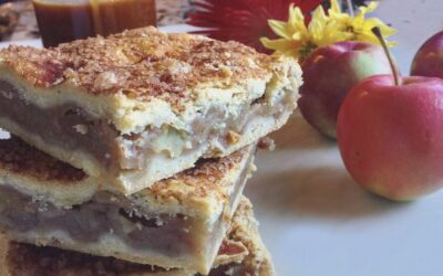 Apple Pie Squares with Maple Glaze